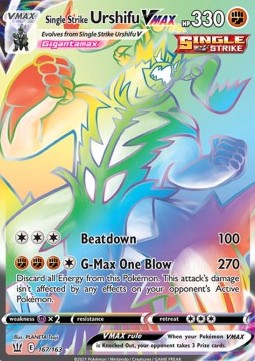 Single | Sword & Shield | Battle Styles | Single Strike Urshifu VMax | 167/163 | ENG