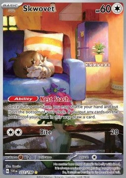 Single | Scarlet & Violet | Base Set | Skwovet | 222/198 | ENG