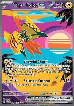 Single | Scarlet & Violet | Paradox Rift | 247/182 | Tapu Koko ex | ENG