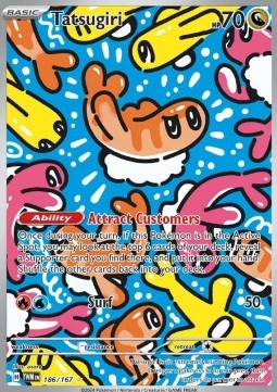 Single | Scarlet & Violet | Twilight Masquerade | Tatsugiri | 186/167 | ENG