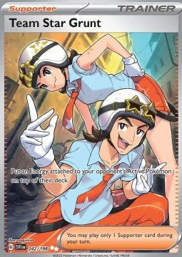 Single | Scarlet & Violet | Base Set | 242/198 | Team Star Grunt | ENG