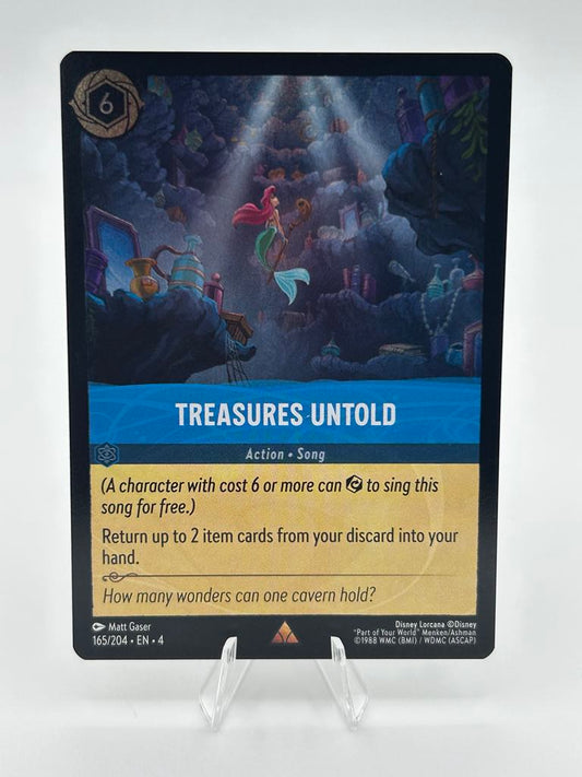 Treasures Untold (Foil) | Lorcana | Ursula's Return | Raw | NM
