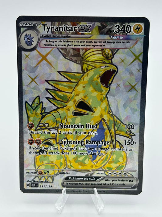 Tyranitar Ex (Holo) | 211/197 | Obsidian Flames | Raw | NM
