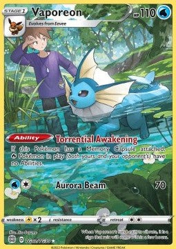 Single | Sword & Shield | Brilliant Stars | Vaporeon | TG02/TG30 | ENG