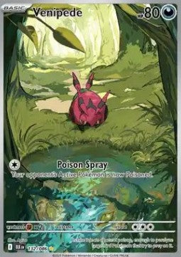 Single | Scarlet & Violet | Black Bolt | Venipede | 132/086 | ENG