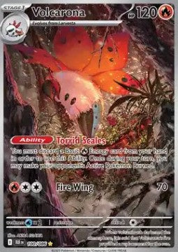 Single | Scarlet & Violet | Black Bolt | Volcarona | 100/086 | ENG