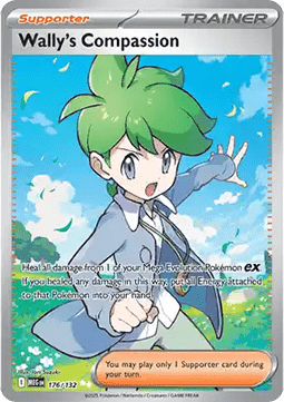 Single | Mega Evolution | Base Set | Wally's Compassion | 176/132 | ENG