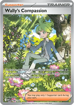 Single | Mega Evolution | Base Set | Wally's Compassion | 186/132 | ENG