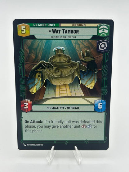Wat Tambor | Star Wars Unlimited | Twilight Of The Republic | Raw | NM