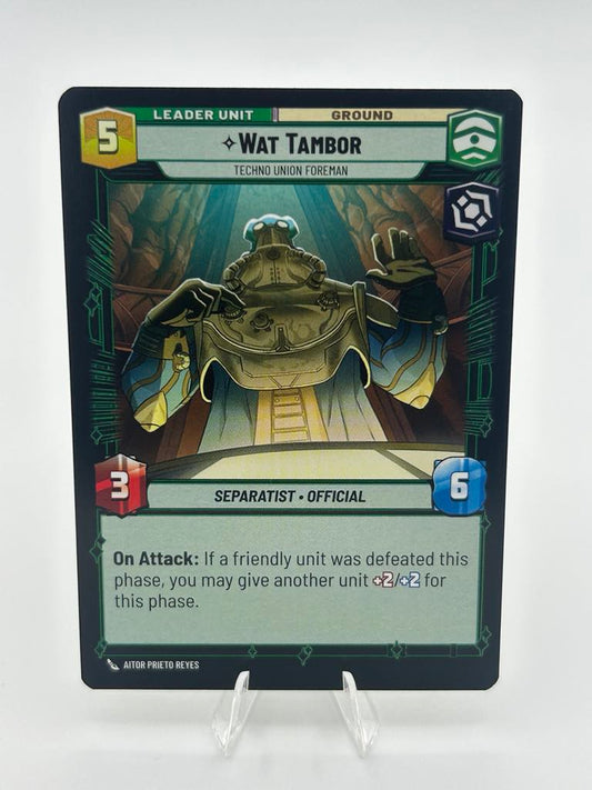 Wat Tambor | Star Wars Unlimited | Twilight Of The Republic | Raw | NM