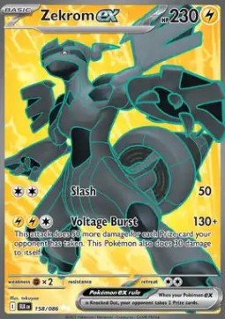 Single | Scarlet & Violet | Black Bolt | Zekrom ex | 158/086 | ENG